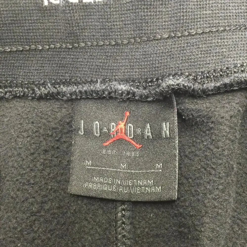 Paris Saint-Germain Pants Mens Medium Black Soccer Nike Jordan Track Jogger